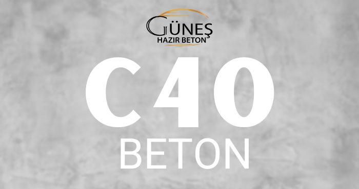 Güneş Hazır Beton C40